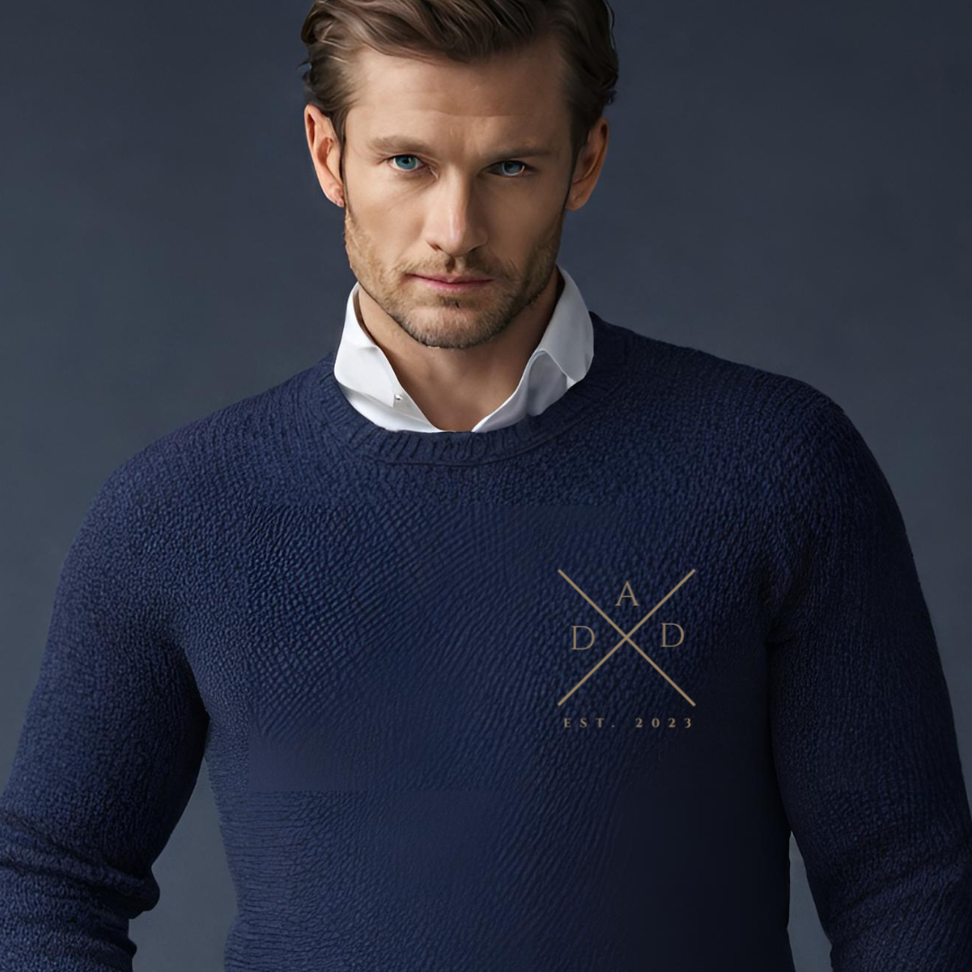 DAD_CROSS, Datum personalisierbar - Premium Sweatshirt