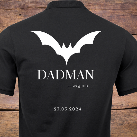 DADMAN beginns,  Backprint, Datum personalisierbar - Premium Shirt