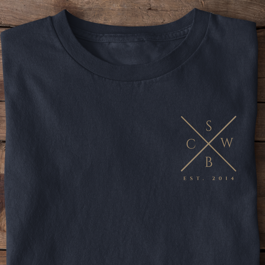 Deine INITIALEN und das Datum personalisiert - Premium Shirt