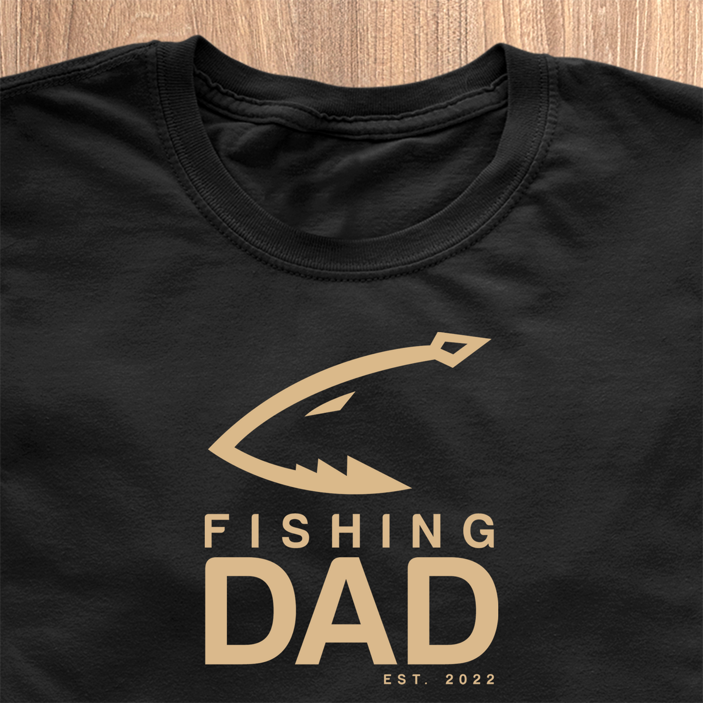 Fishing Dad T-Shirt - Datum personalisierbar