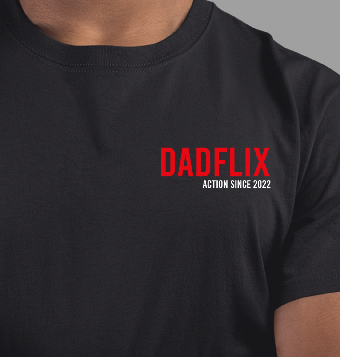 DADFLIX ACTION SINCE T-Shirt - Datum personalisierbar